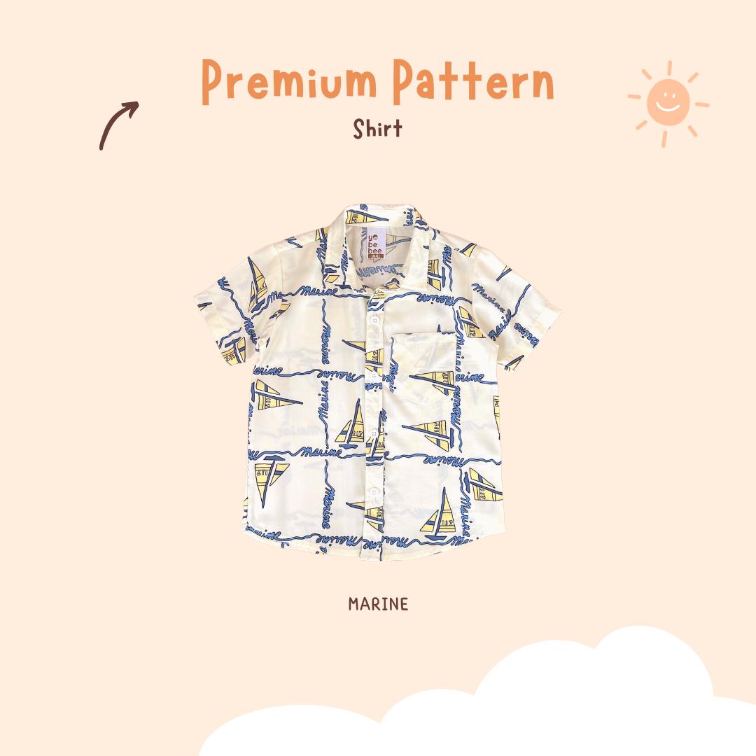 Atasan Kemeja Rayon Pattern Anak