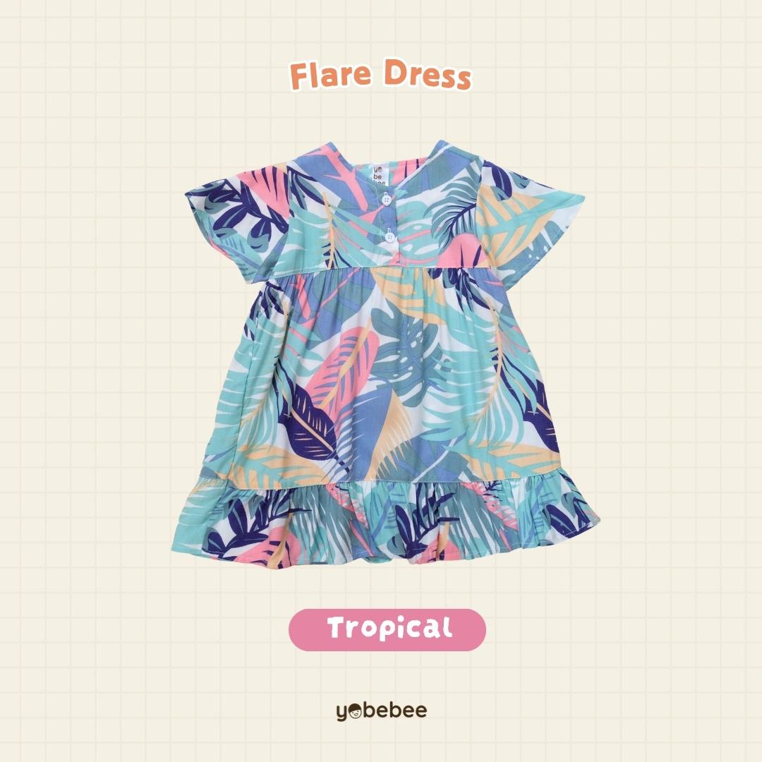 Flare Dress Rayon Anak