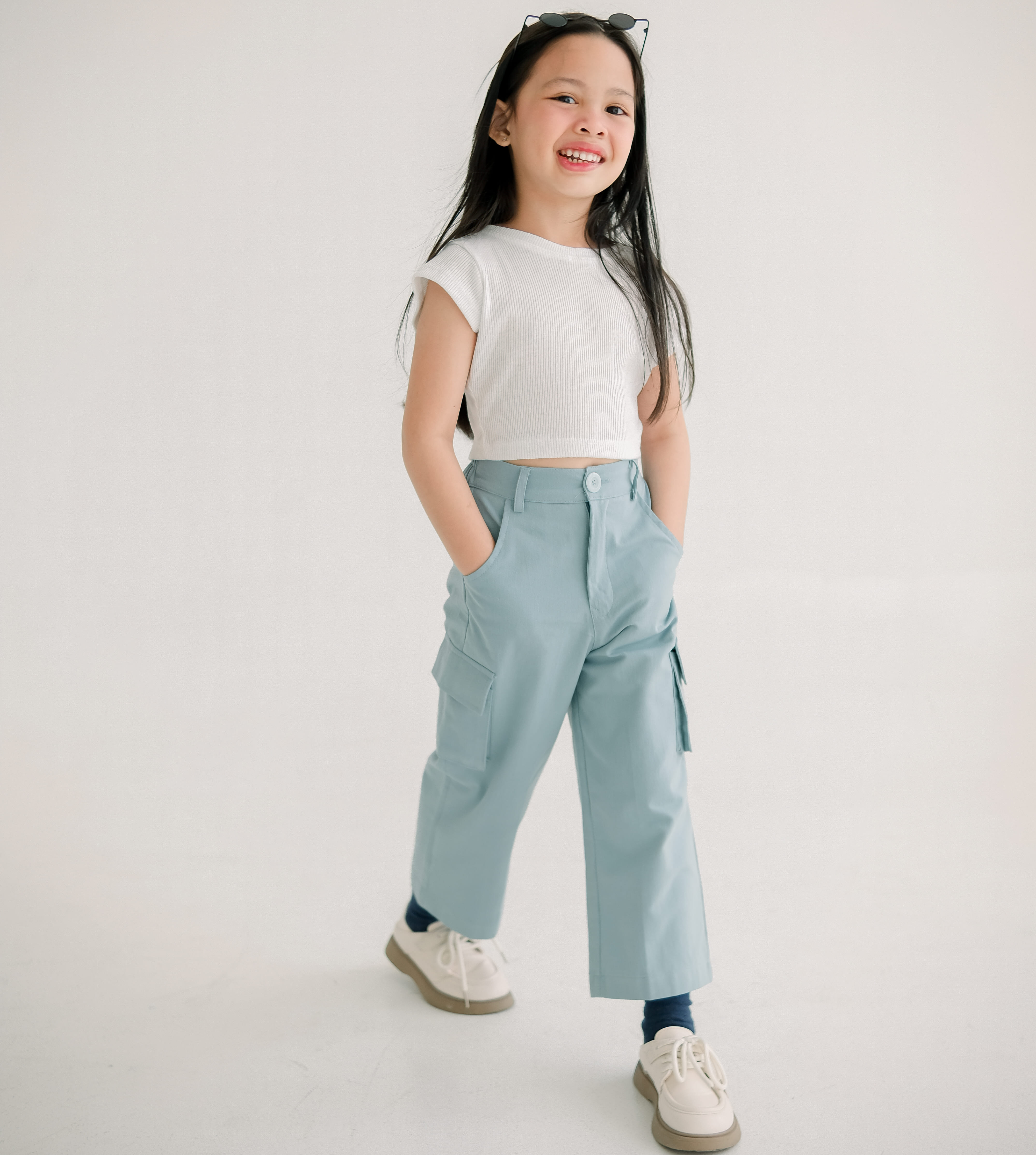 Celana Olive Cargo Pants Anak