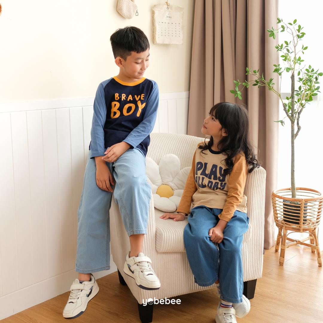 Atasan Play Series Raglan Tee Anak