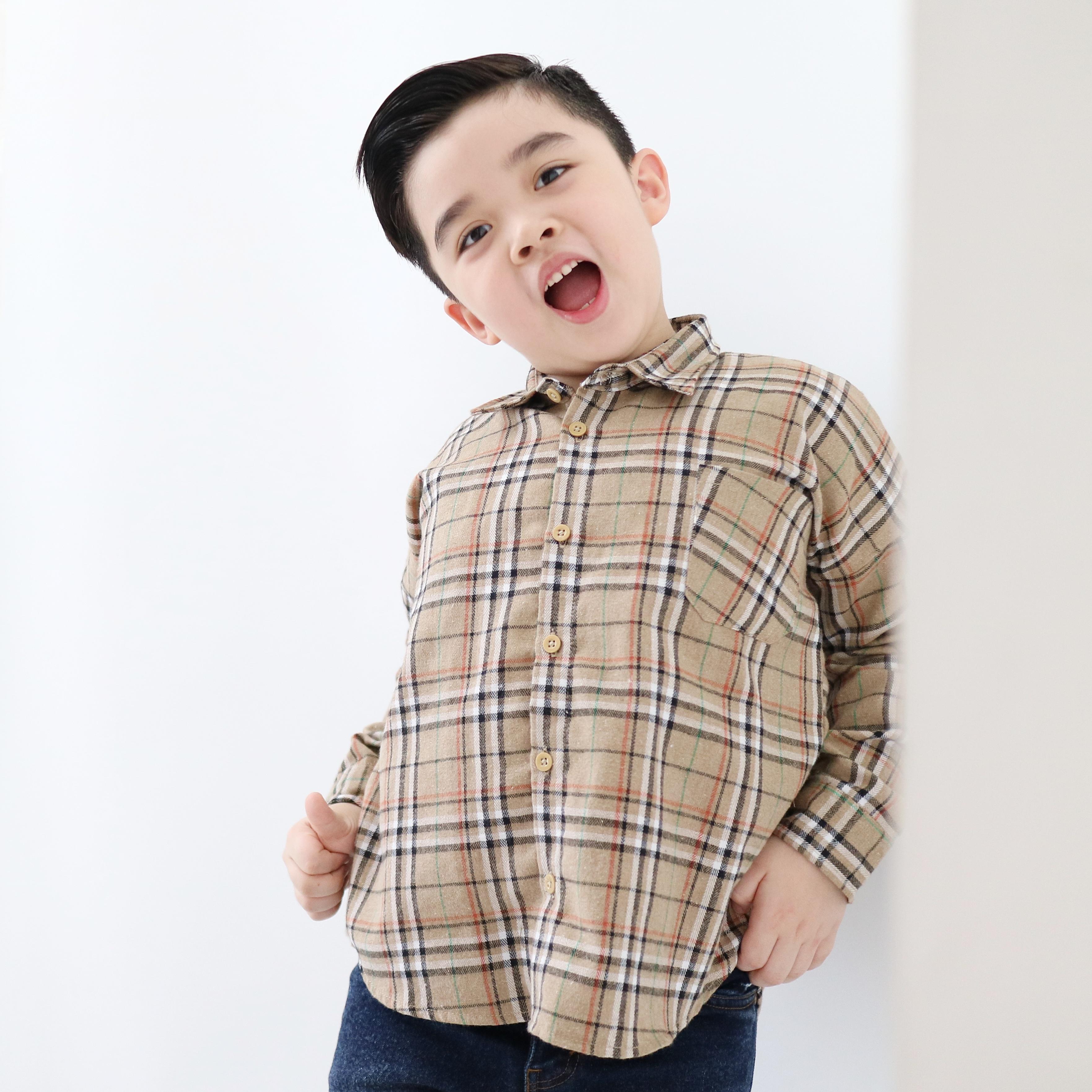 Kemeja Flanel Anak Unisex