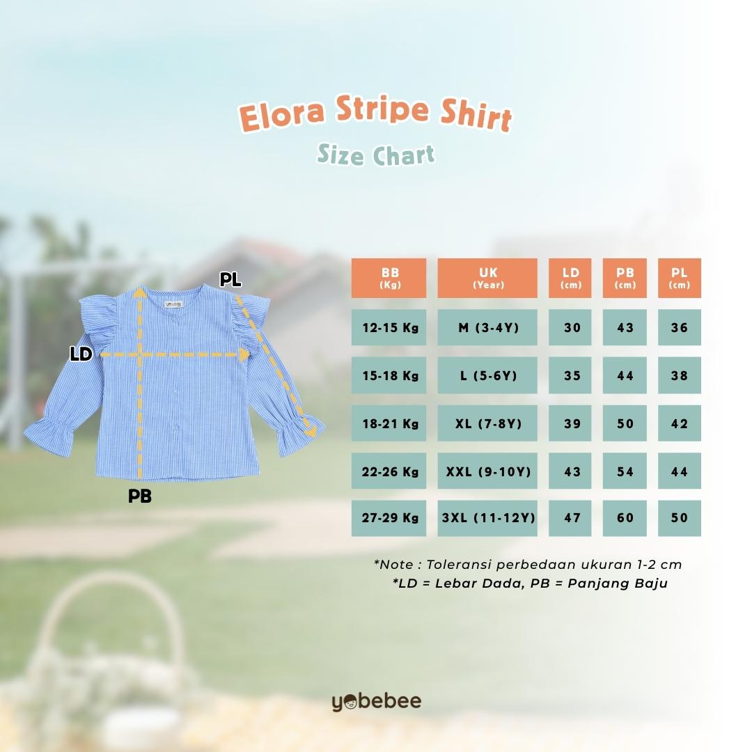 Atasan Elora Stripe Shirt Anak