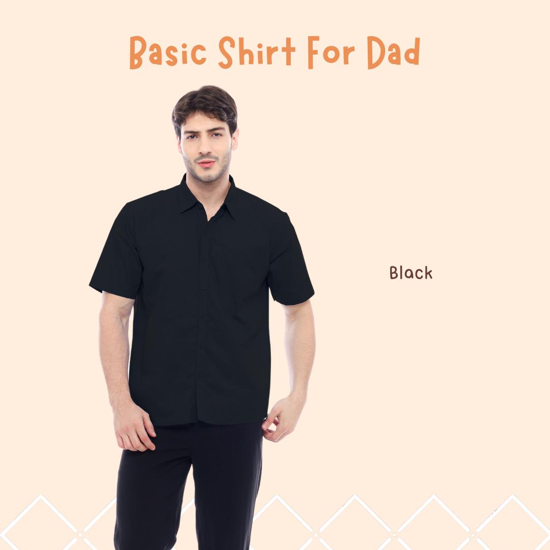 Kemeja Poplin Pria Dewasa Lengan Pendek