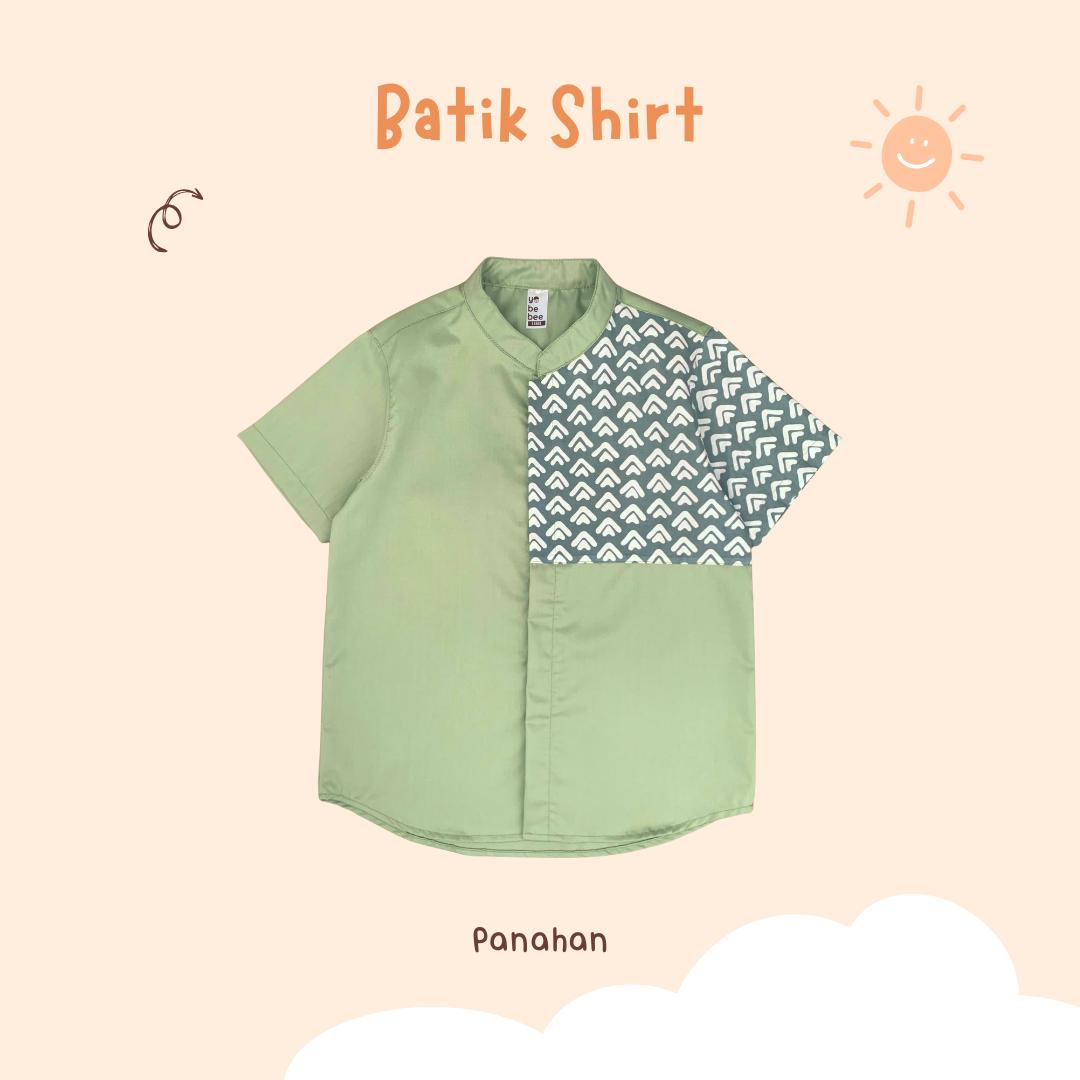Kemeja Batik Anak Lengan Pendek