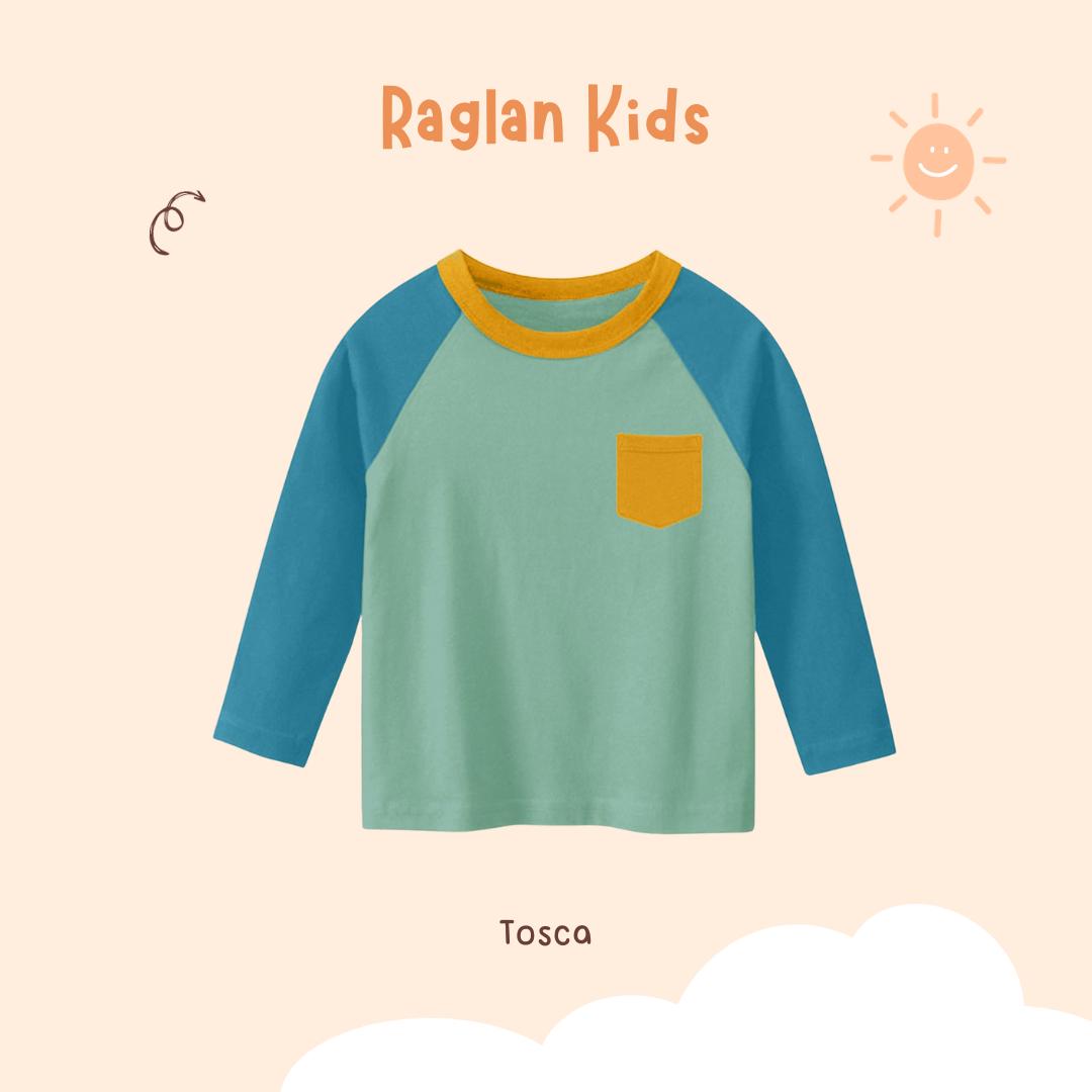 Atasan Kaos Raglan Anak