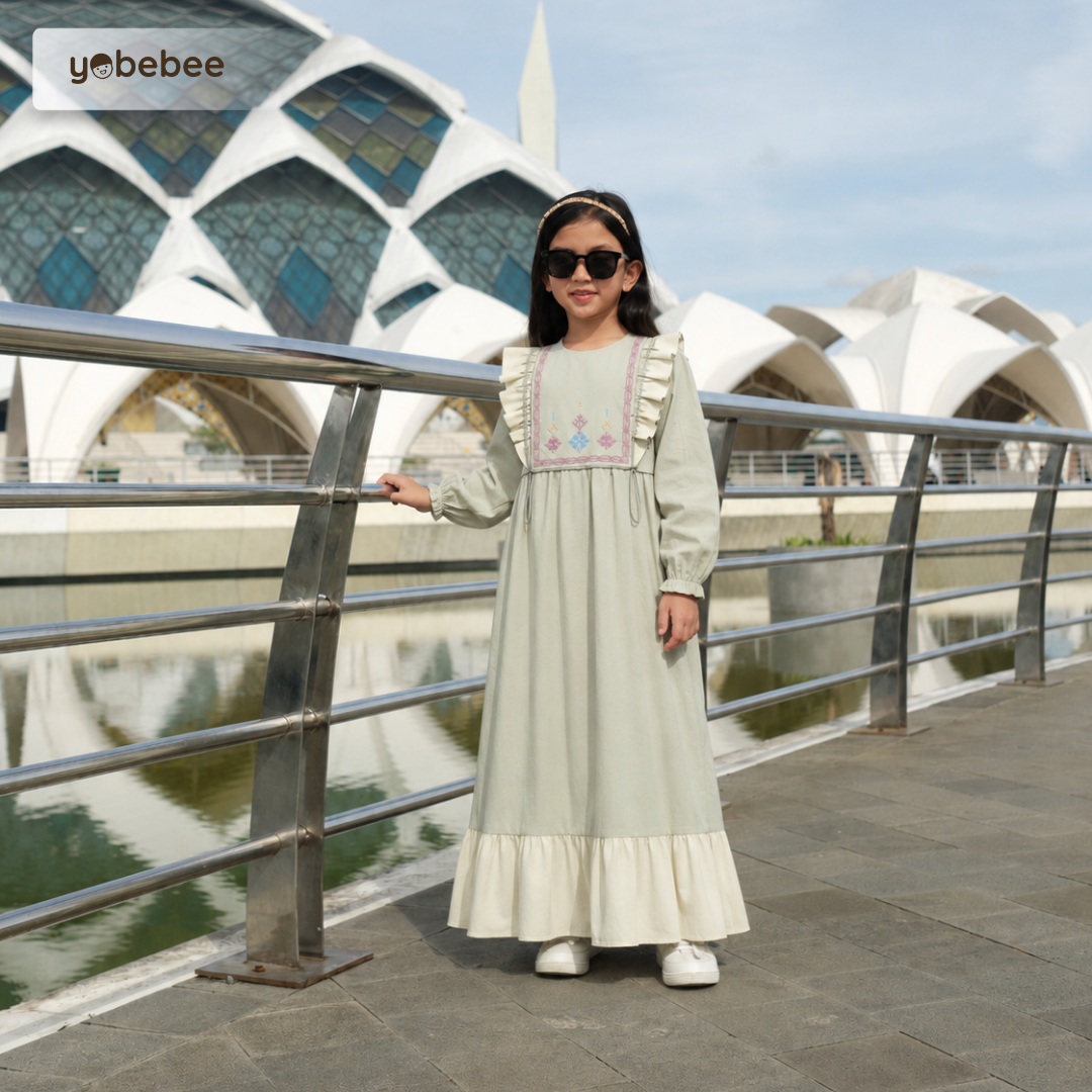 Baju Muslim Naura Dress Anak