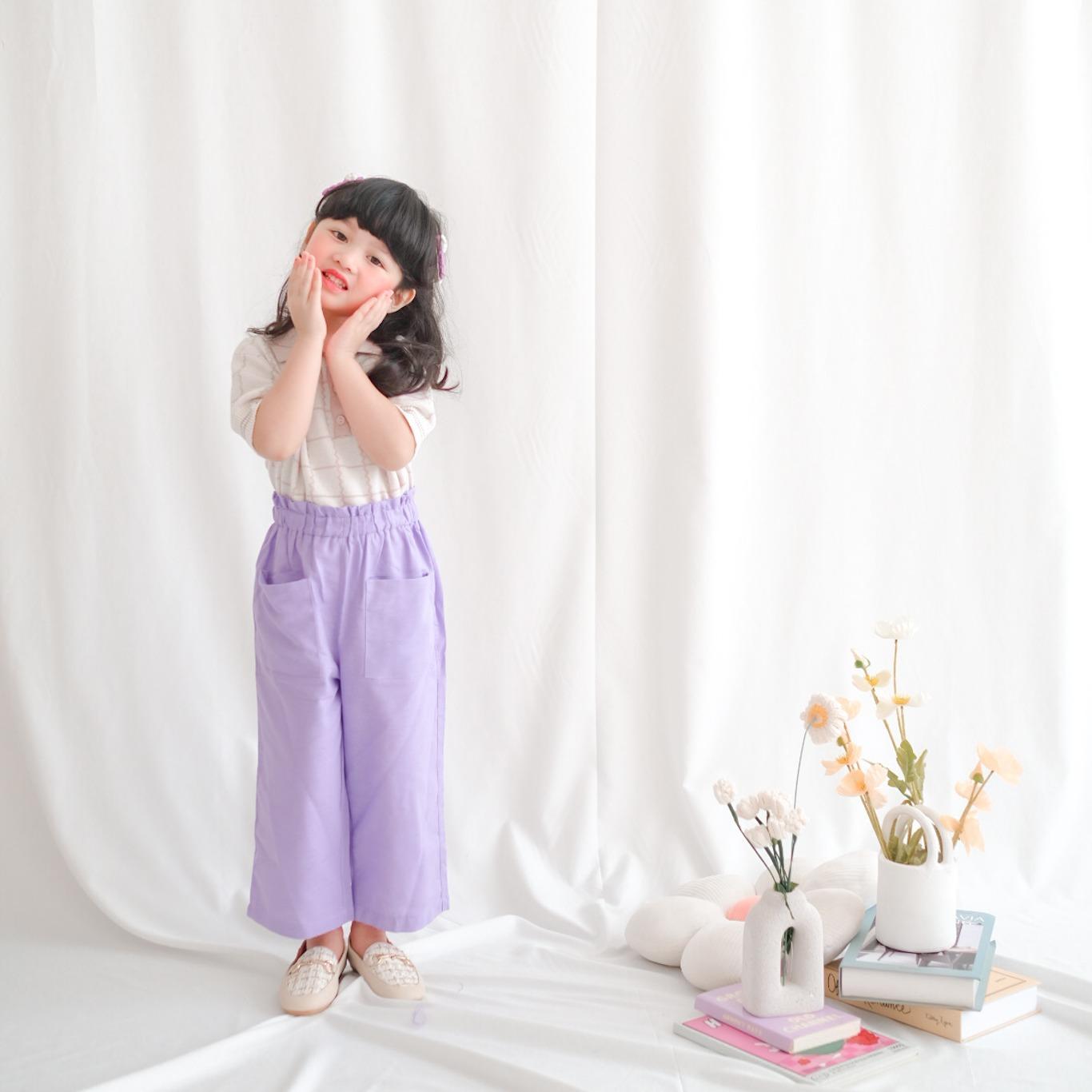 Celana Linen Kulot Anak Perempuan