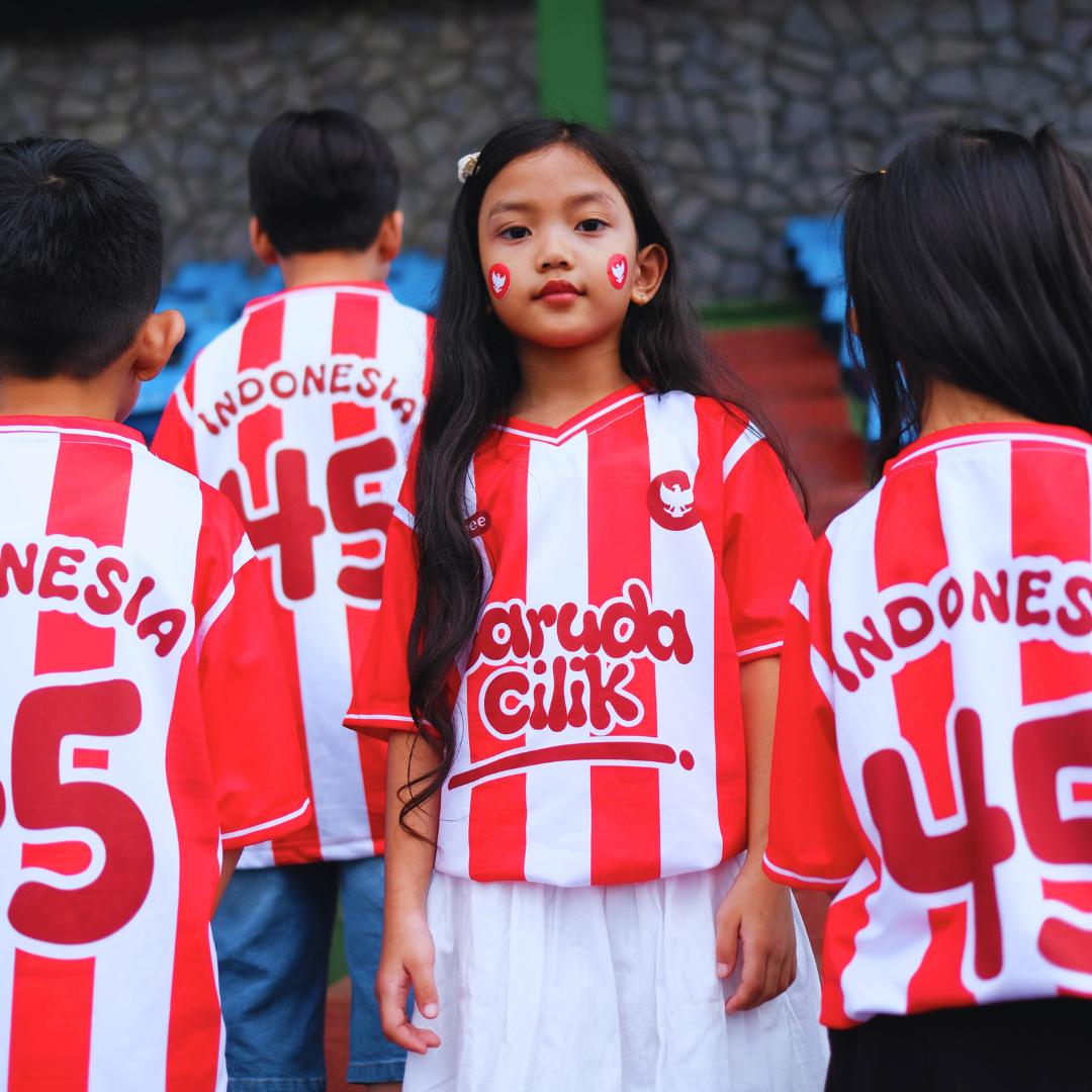 Atasan Garuda Cilik Jersey Anak