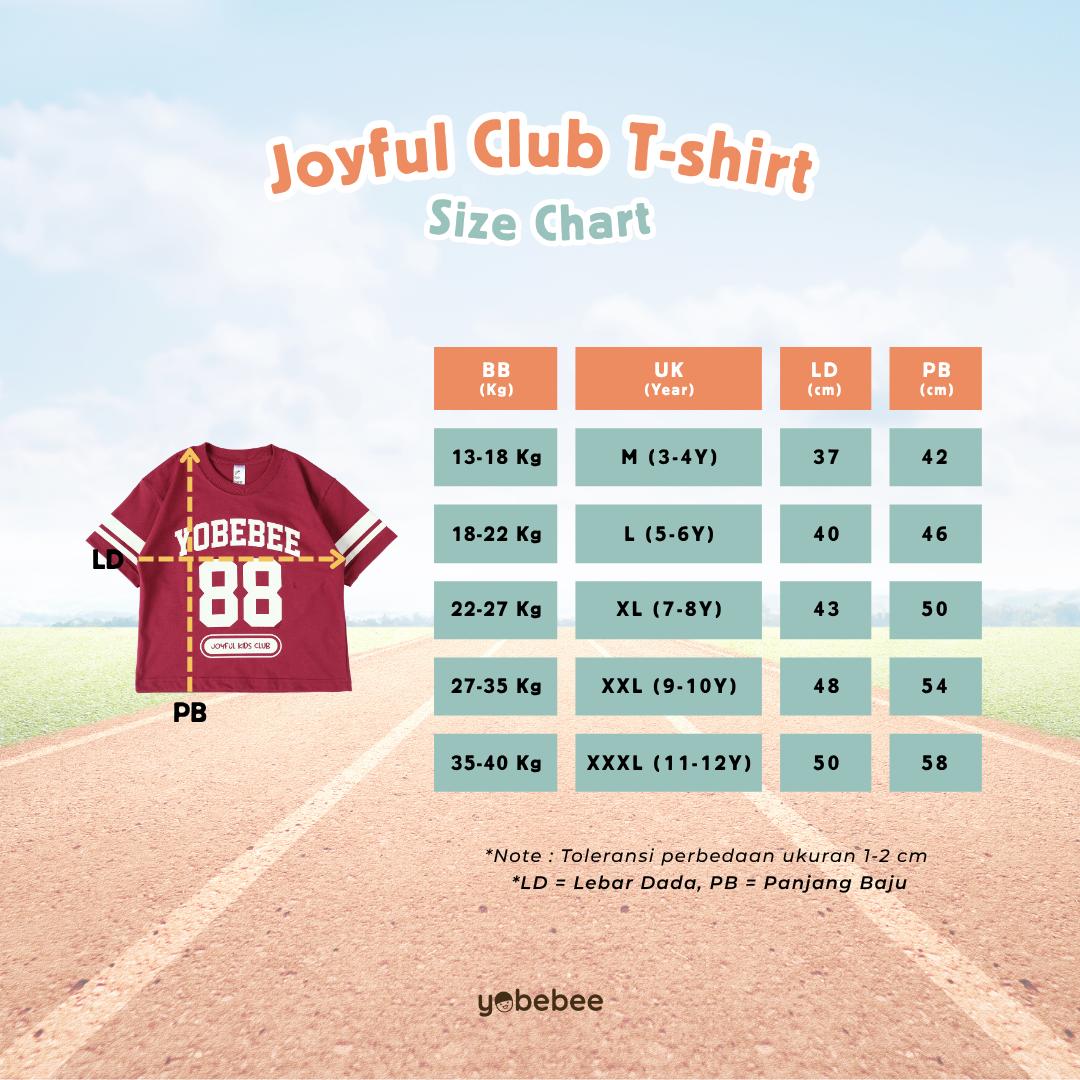 Atasan Joyful Club Oversize Tee Anak