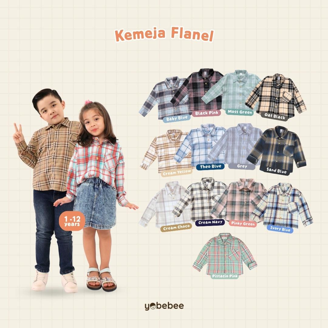 Kemeja Flanel Anak Unisex