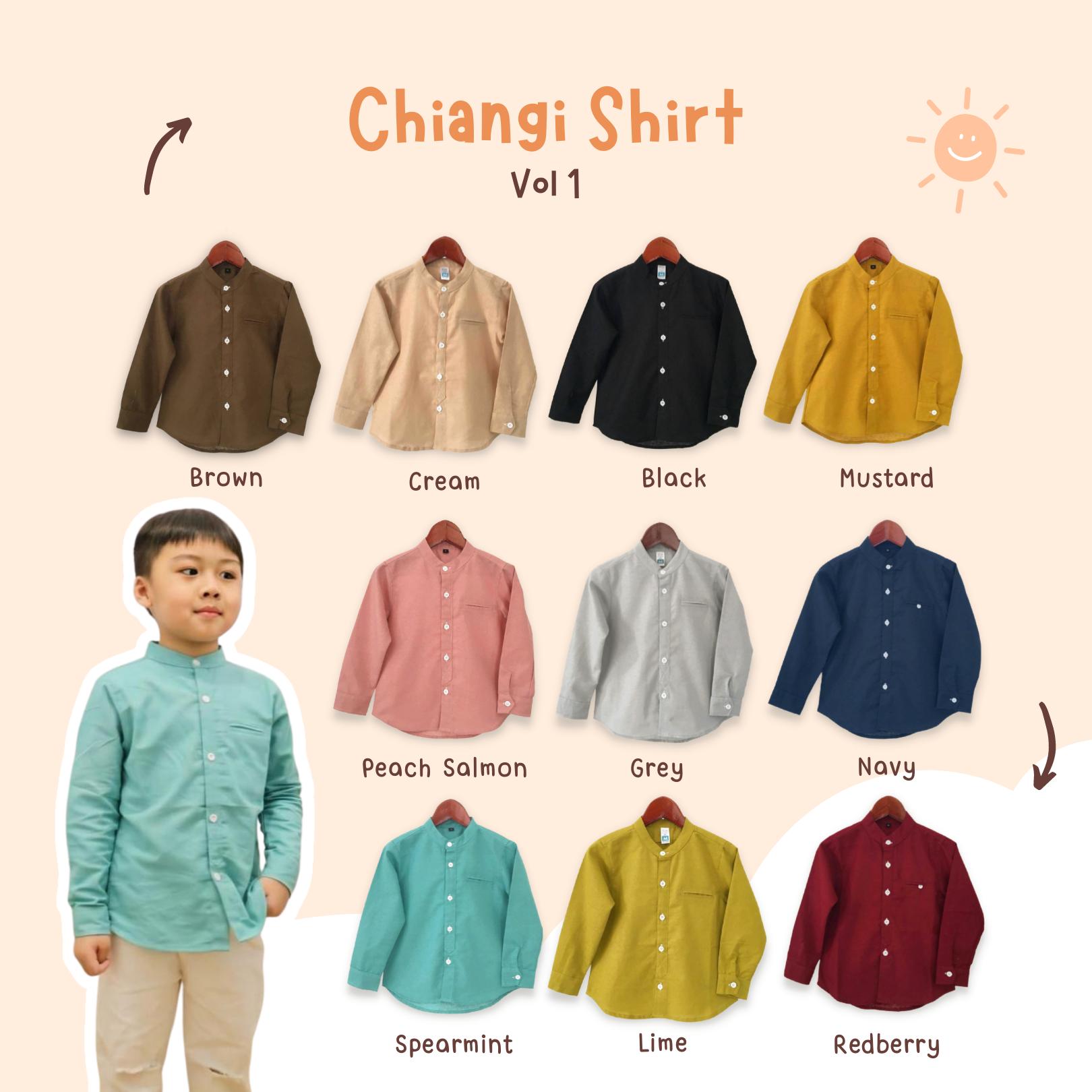 Kemeja Linen Anak Lengan Panjang