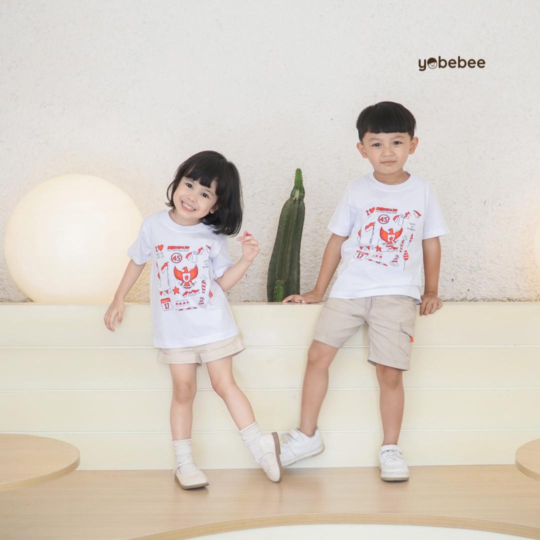 Atasan Kaos Merdeka Anak
