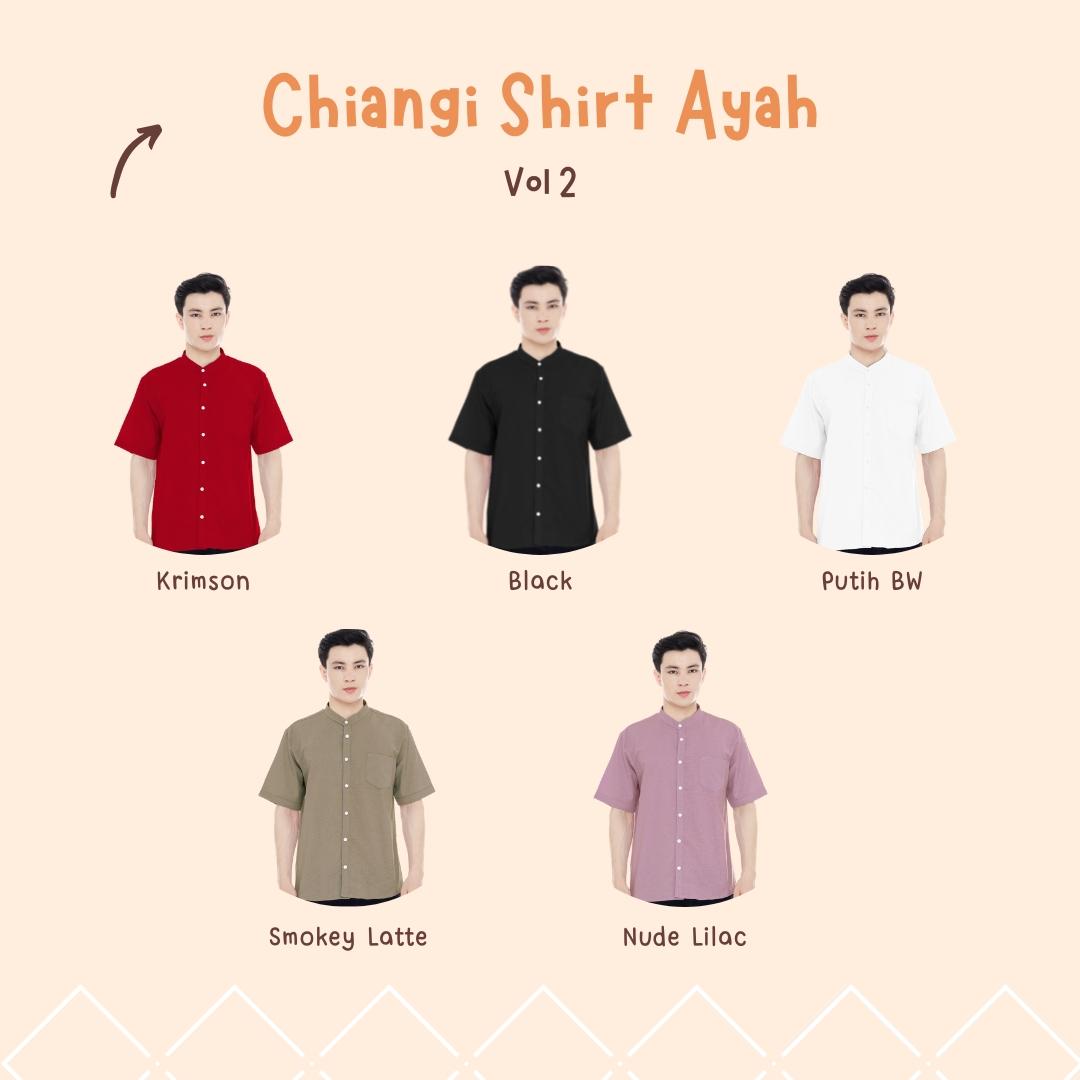 Kemeja Linen Pria Dewasa Lengan Pendek