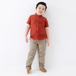 Kemeja Linen Anak Lengan Pendek