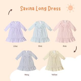 Baju Muslim Savina Stripe Gamis Anak