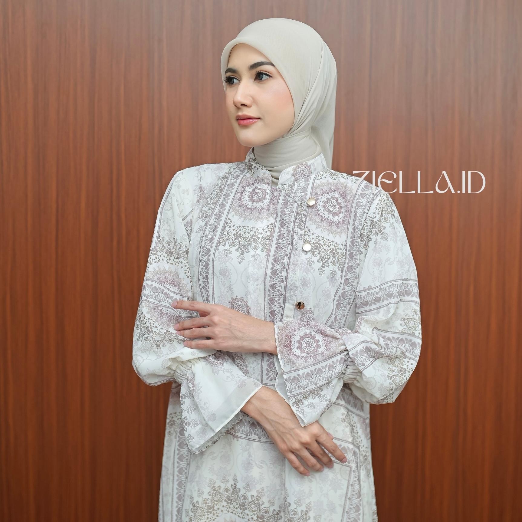 Zanna Abaya Gamis Wanita Dewasa Elegan Bahan Ceruty Cashmire Mewah Anggun By Ziella