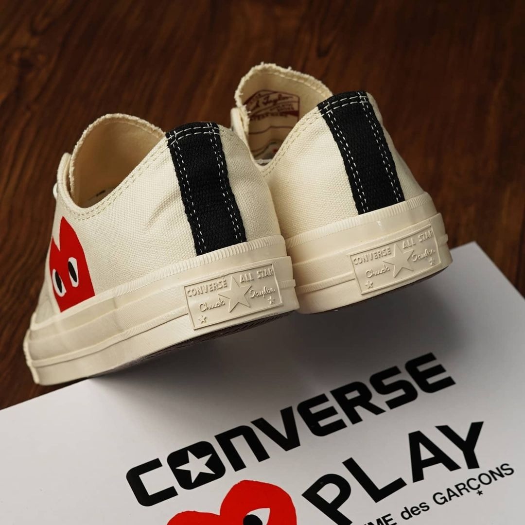 CONVERSE CHUCK 70 OX X COMME DES GARCONS CDG WHITE