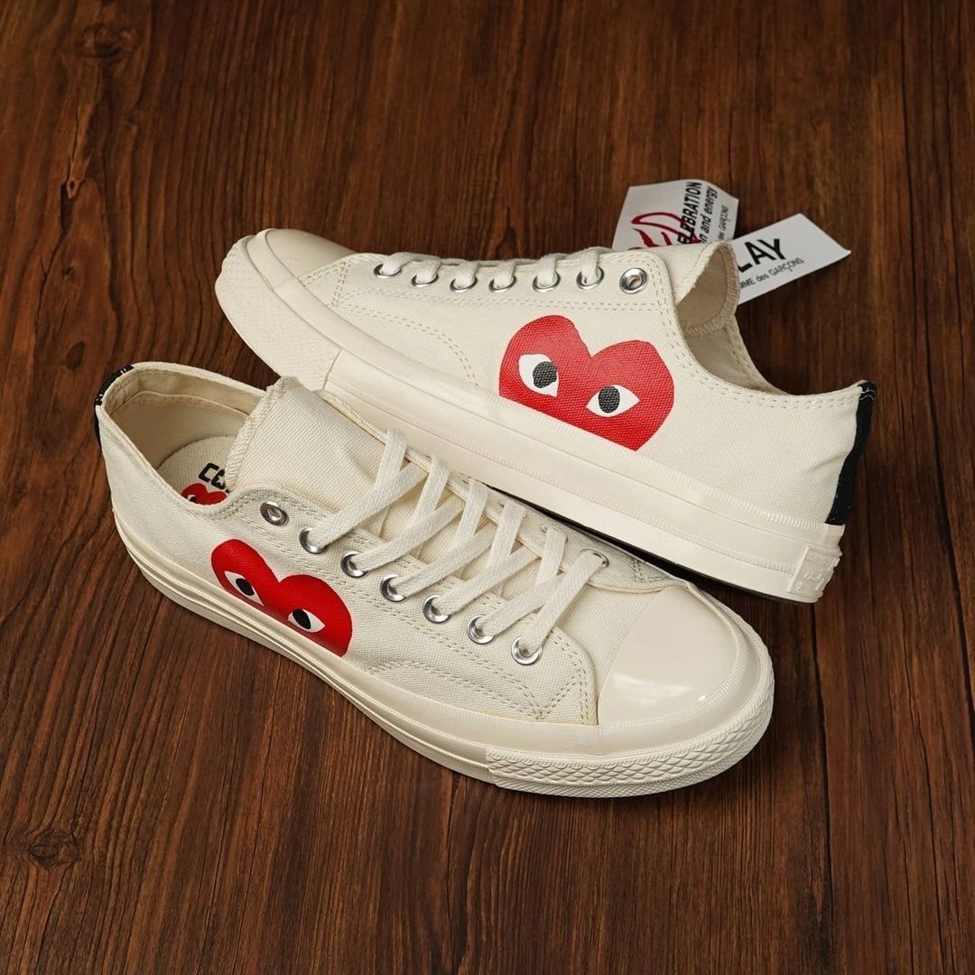 CONVERSE CHUCK 70 OX X COMME DES GARCONS CDG WHITE