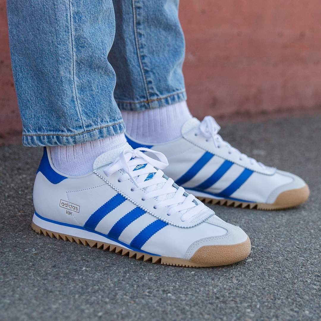 ADIDAS ROM CASUAL - WHITE BLUE