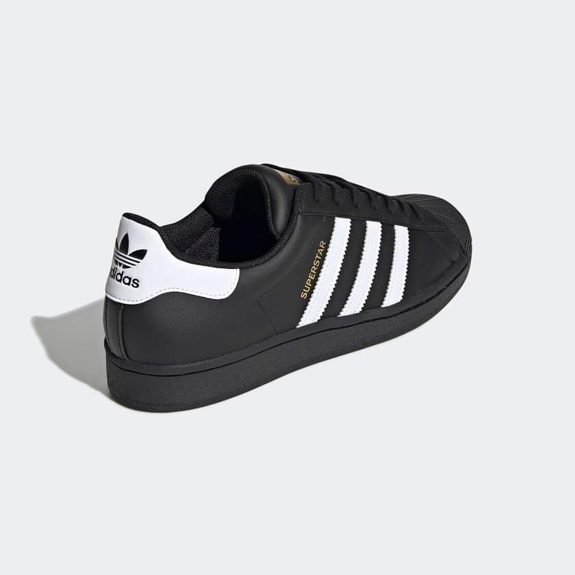 ADIDAS SUPERSTAR FOUNDATION - BLACK WHITE GOLD