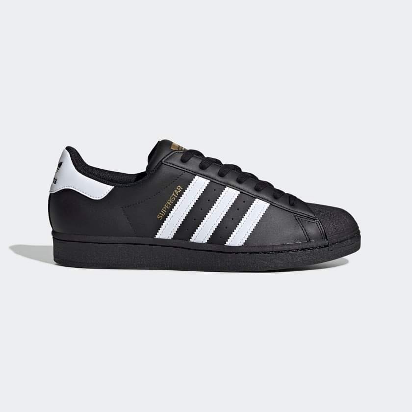 ADIDAS SUPERSTAR FOUNDATION - BLACK WHITE GOLD