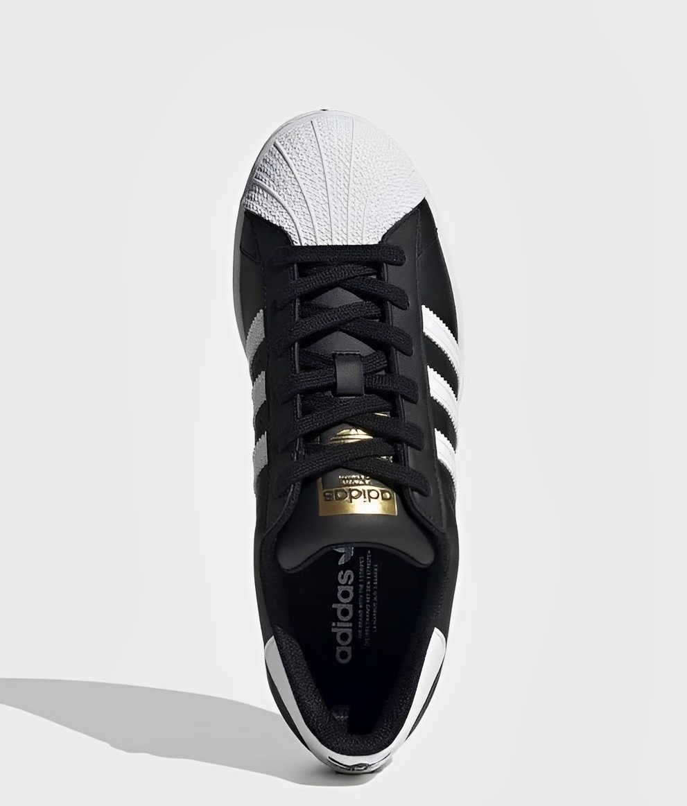 ADIDAS SUPERSTAR FOUNDATION - BLACK WHITE