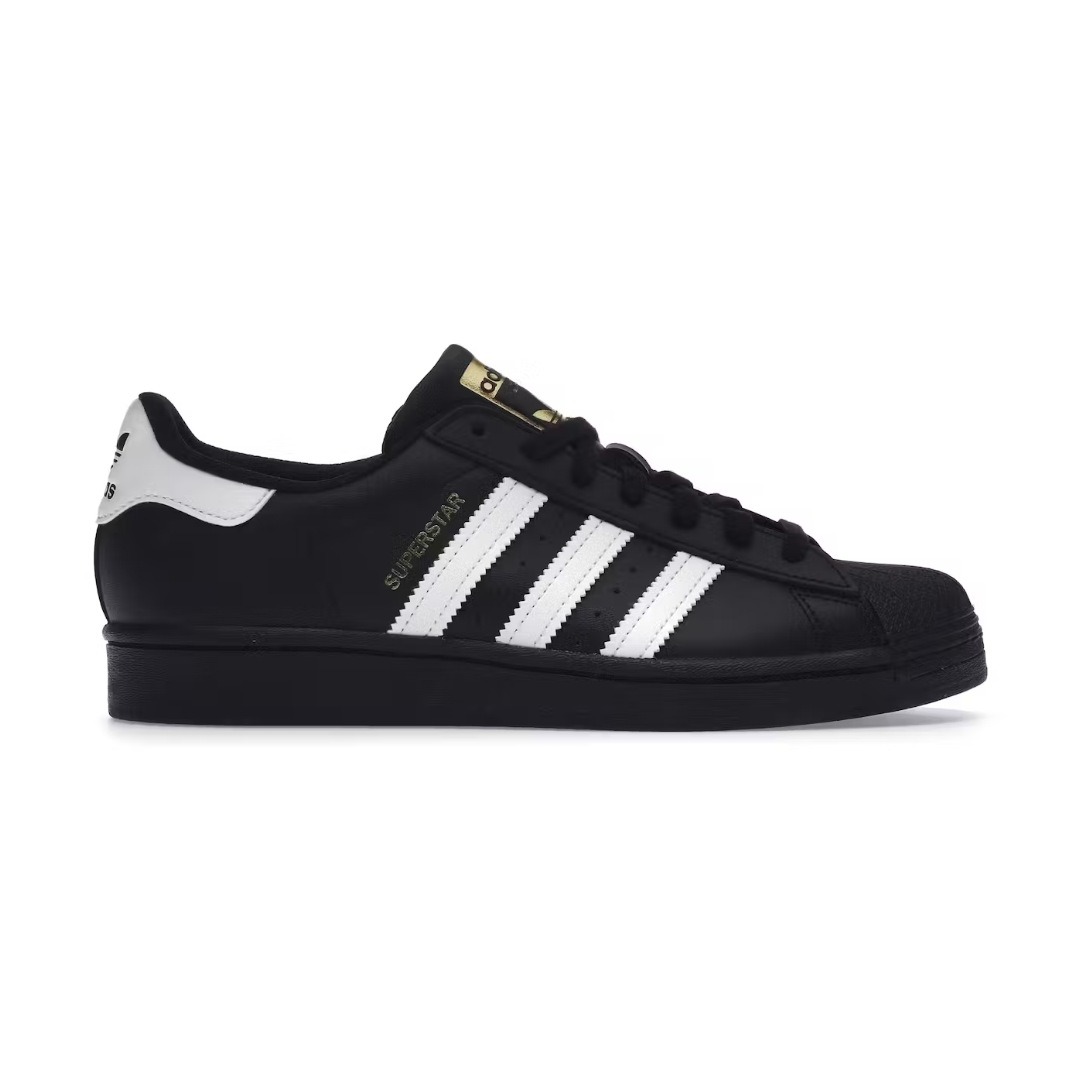 ADIDAS SUPERSTAR FOUNDATION - BLACK WHITE GOLD