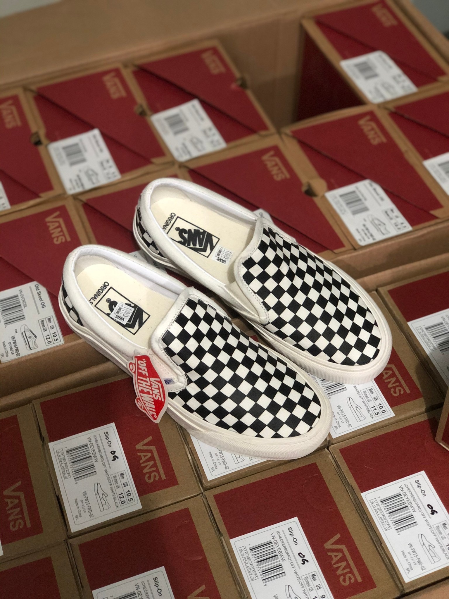 VANS SLIP-ON CHECKERBOARD OG