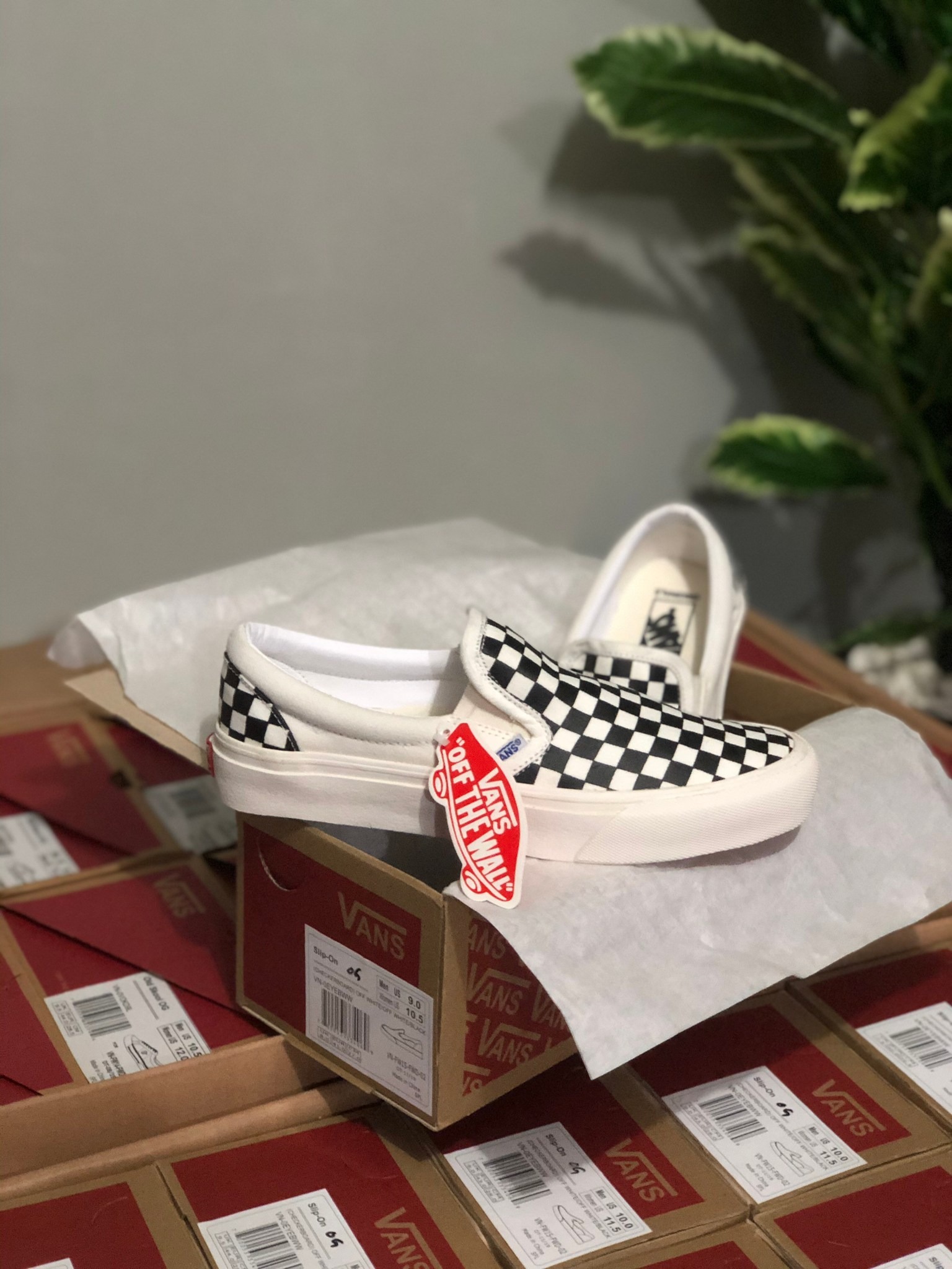 VANS SLIP-ON CHECKERBOARD OG