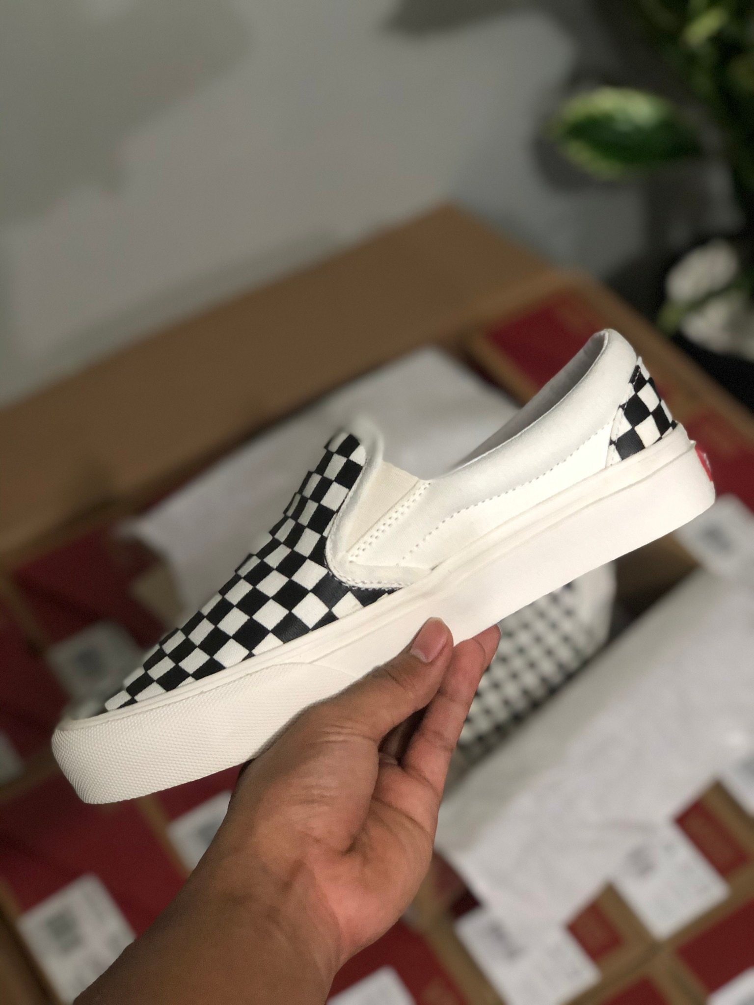 VANS SLIP-ON CHECKERBOARD OG