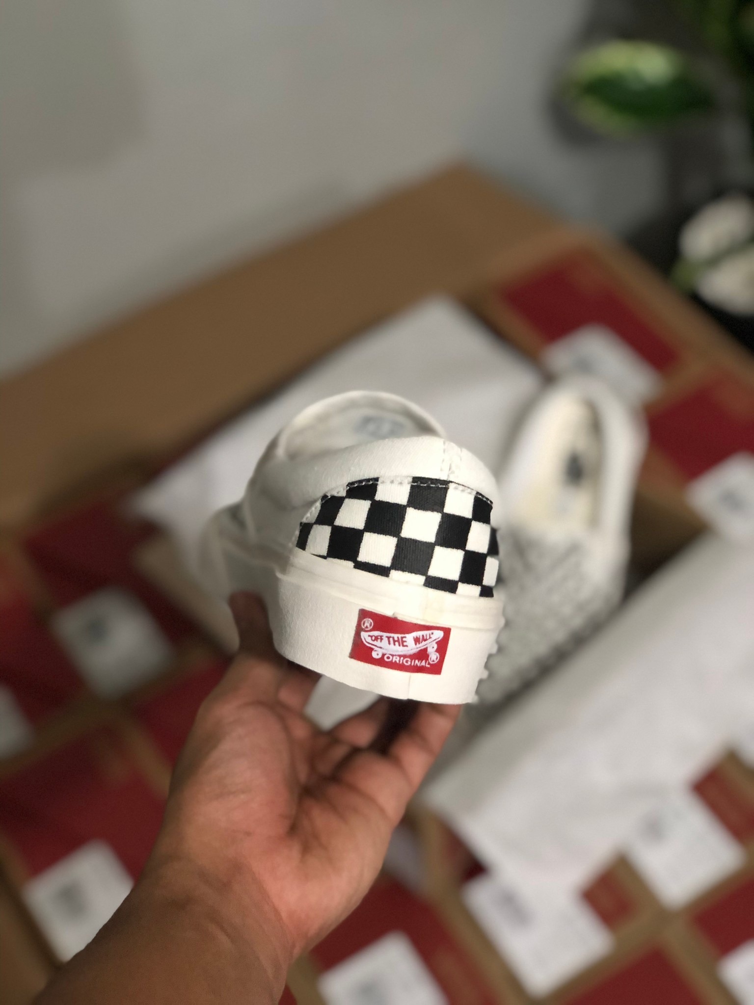 VANS SLIP-ON CHECKERBOARD OG