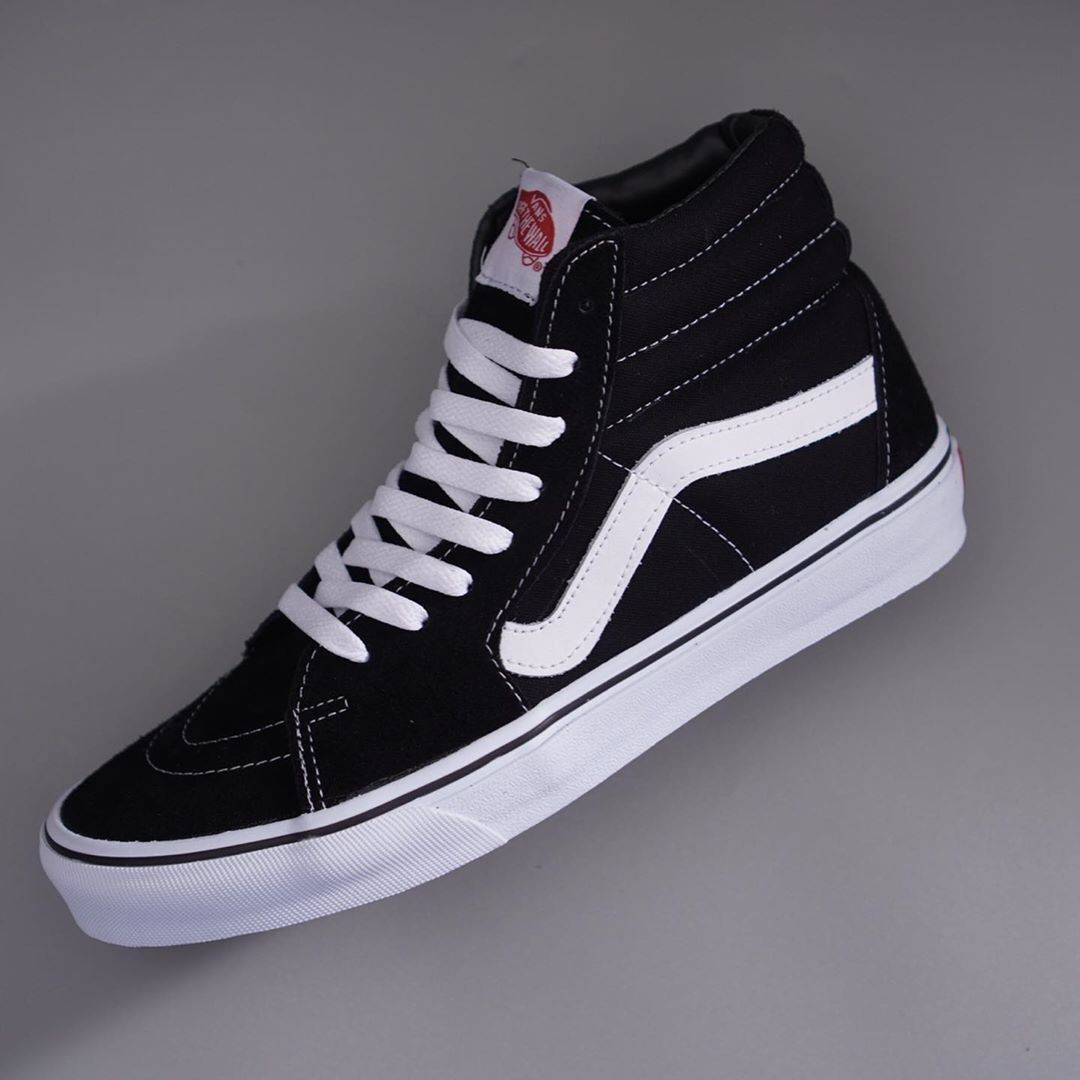 VANS SK8 - HI BLACK WHITE