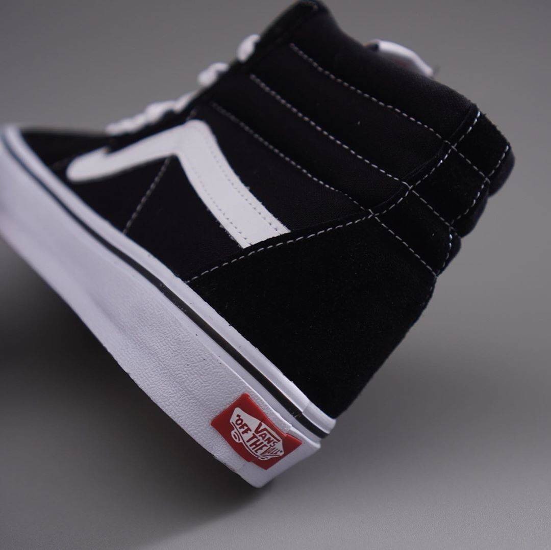 VANS SK8 - HI BLACK WHITE