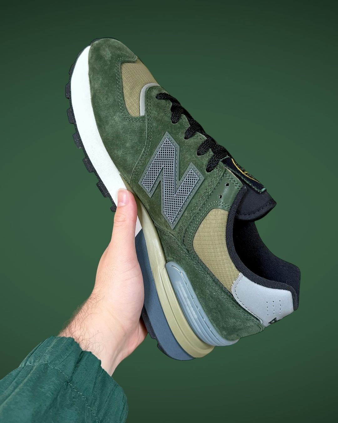 NEW BALANCE 574 X STONE ISLAND "DARK GREEN"