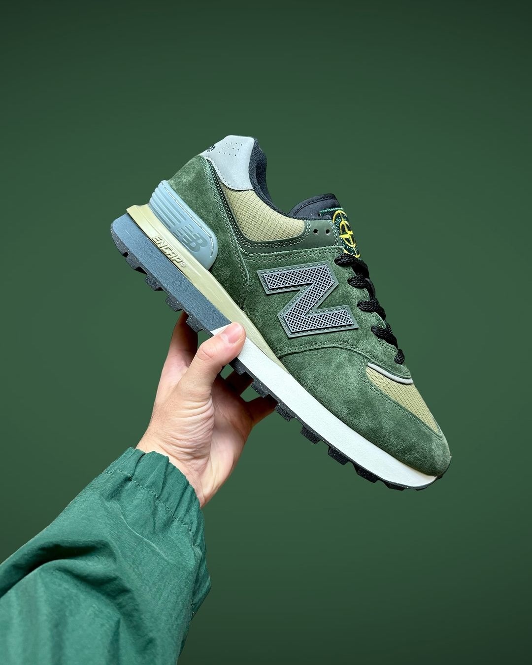NEW BALANCE 574 X STONE ISLAND "DARK GREEN"
