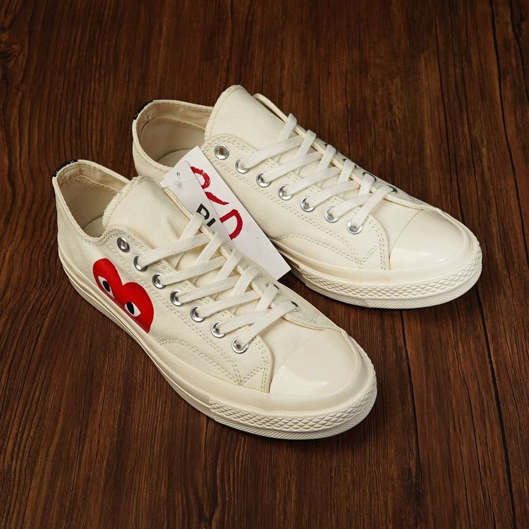 CONVERSE CHUCK 70 OX X COMME DES GARCONS CDG WHITE