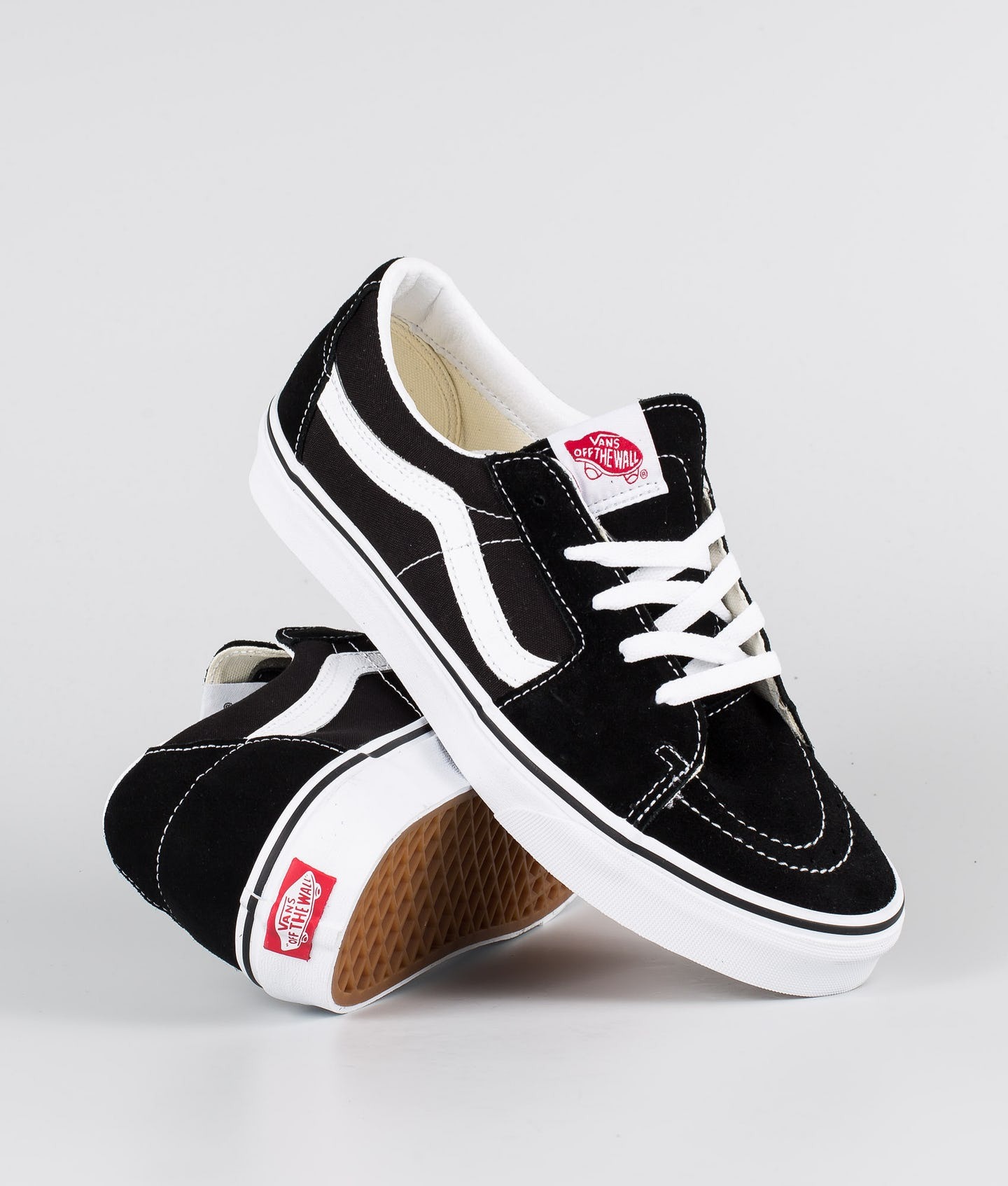 VANS SK8 LOW SKATE - BLACK TRUE WHITE