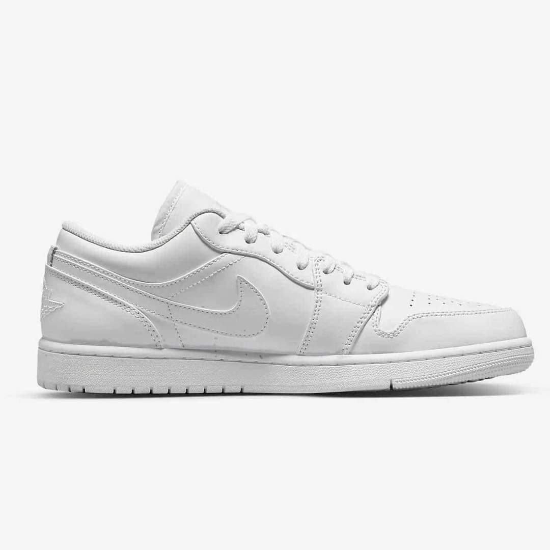 NIKE AIR JORDAN 1 LOW - TRIPLE WHITE