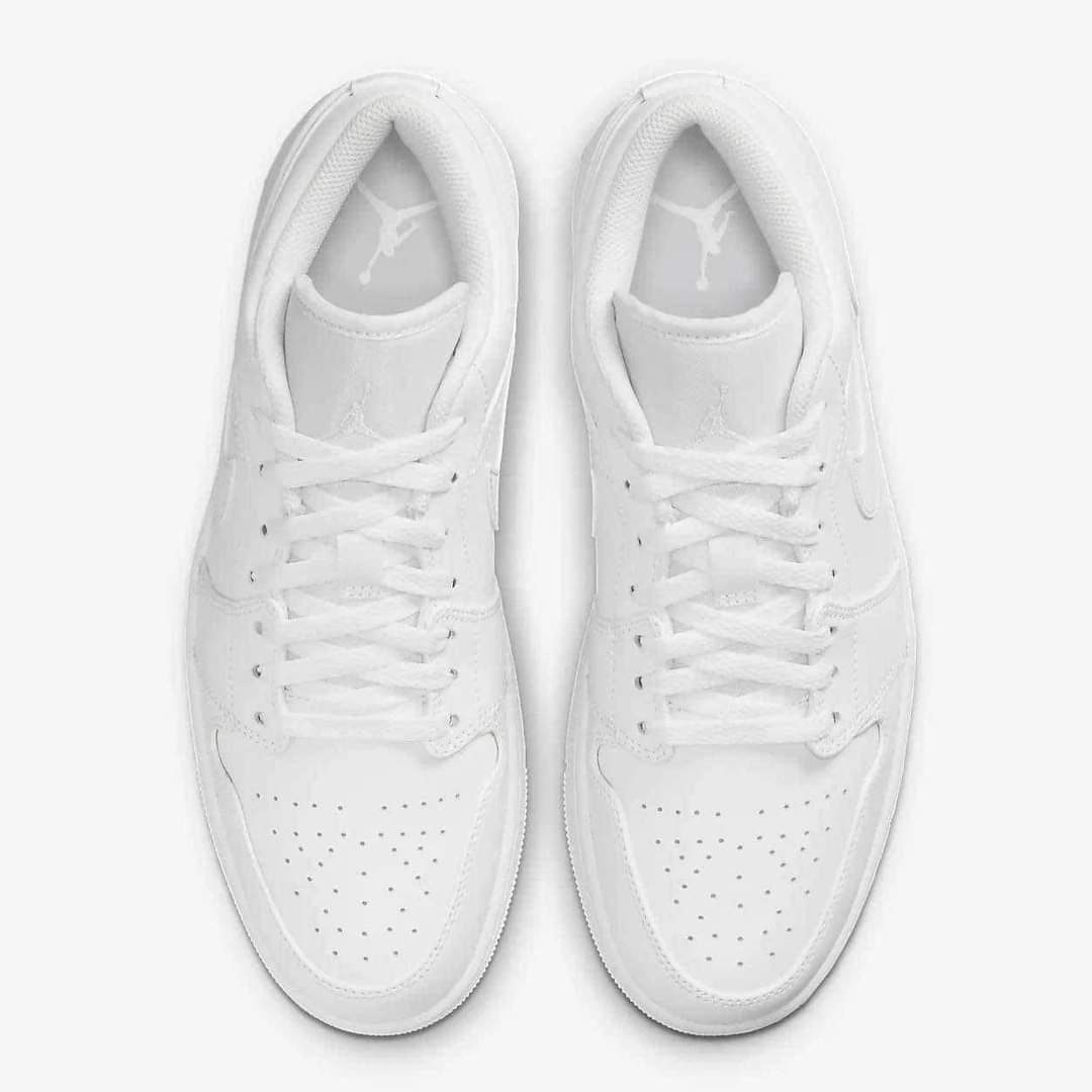NIKE AIR JORDAN 1 LOW - TRIPLE WHITE