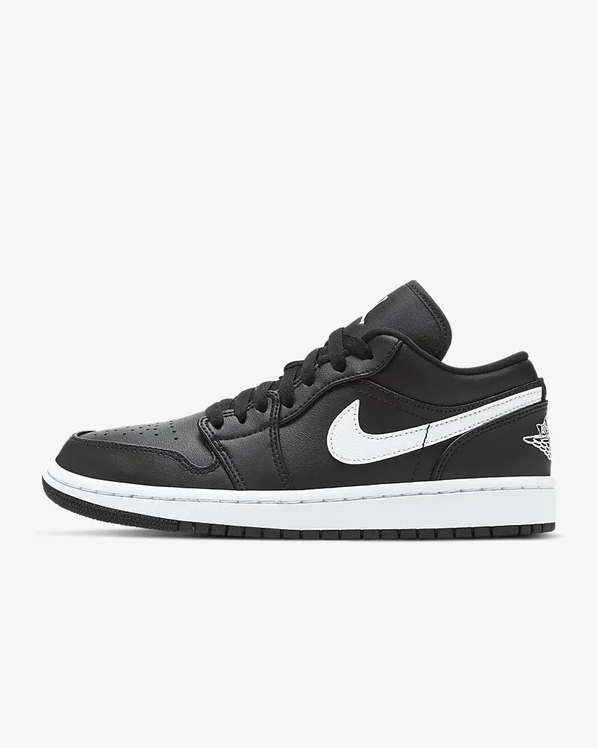 NIKE AIR JORDAN 1 LOW - BLACK WHITE