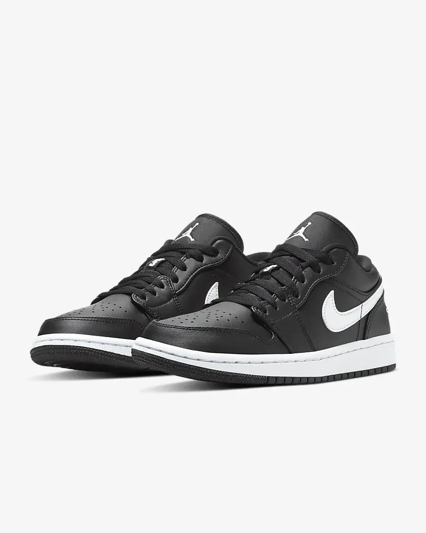 NIKE AIR JORDAN 1 LOW - BLACK WHITE