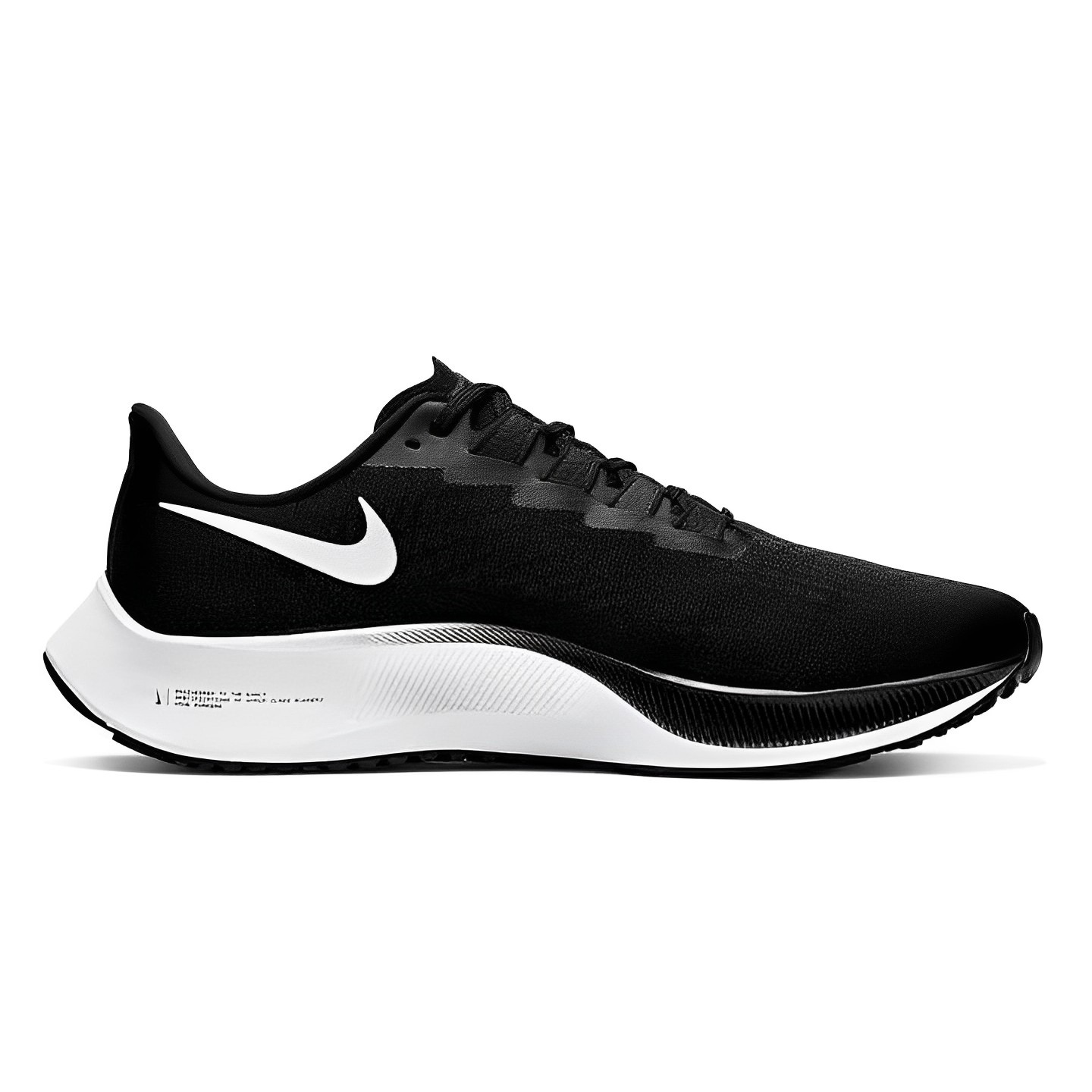 NIKE ZOOM PEGASUS 37 - BLACK WHITE