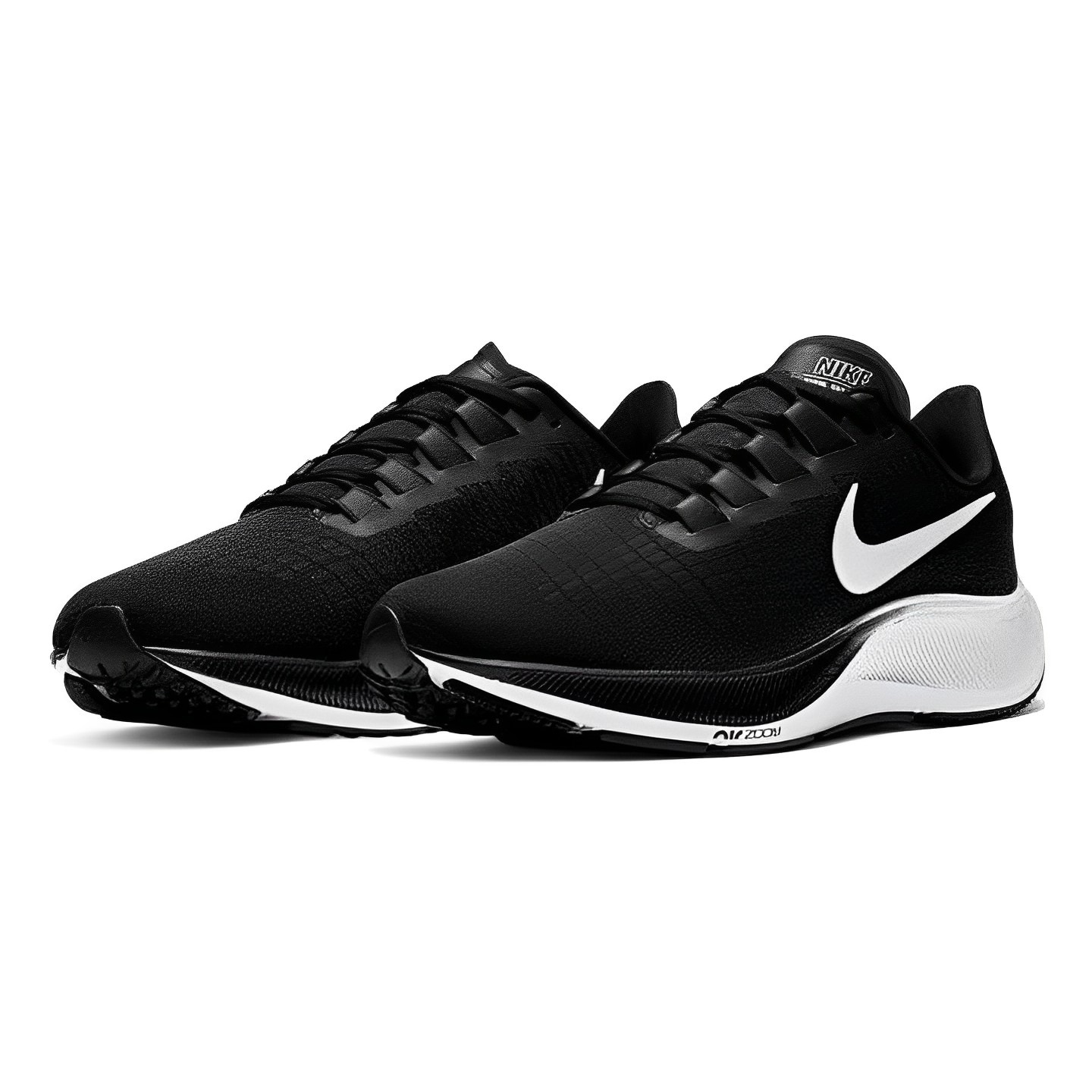 NIKE ZOOM PEGASUS 37 - BLACK WHITE
