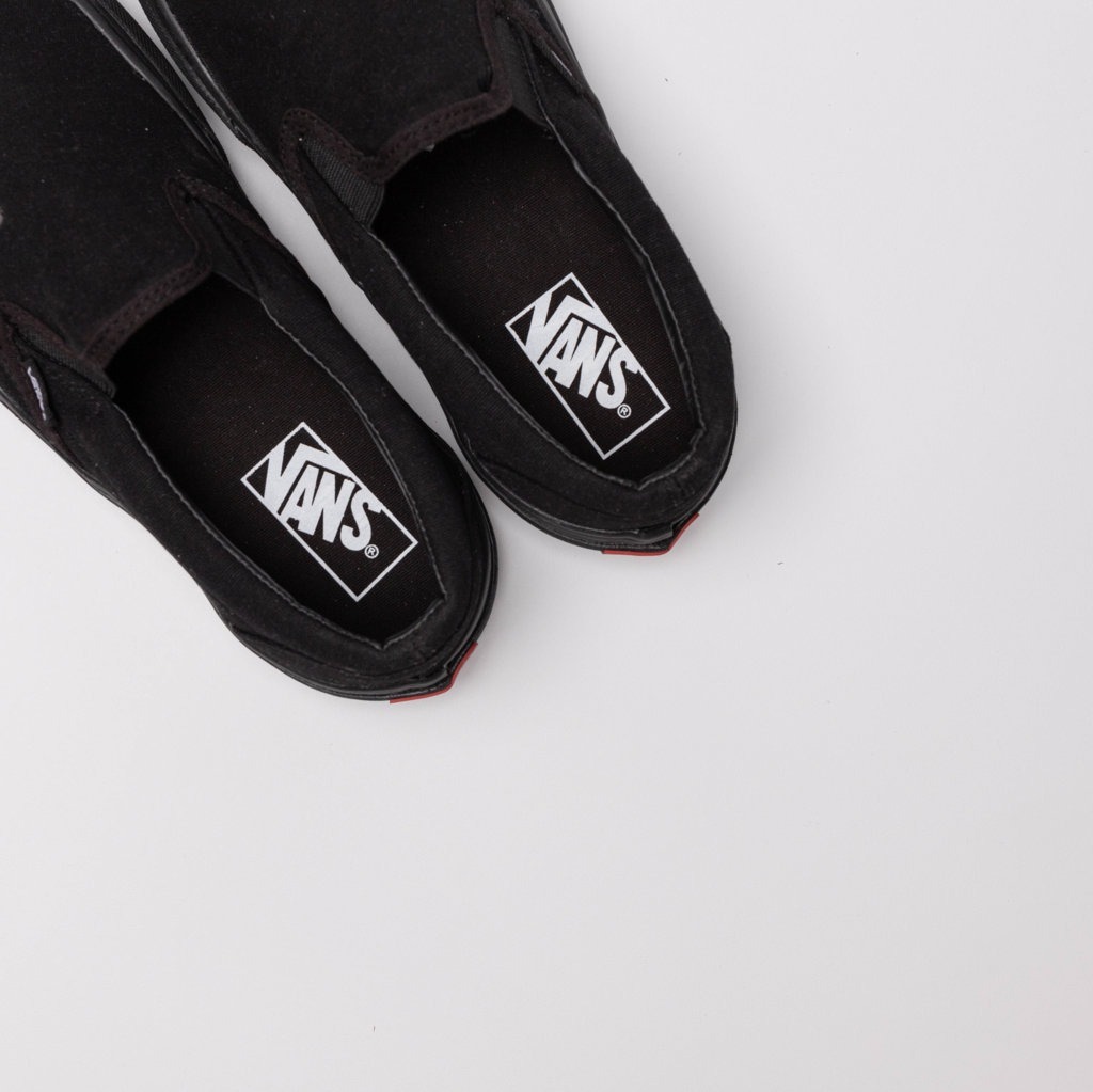 VANS SLIP ON SKATE - BLACK MONOCHROME