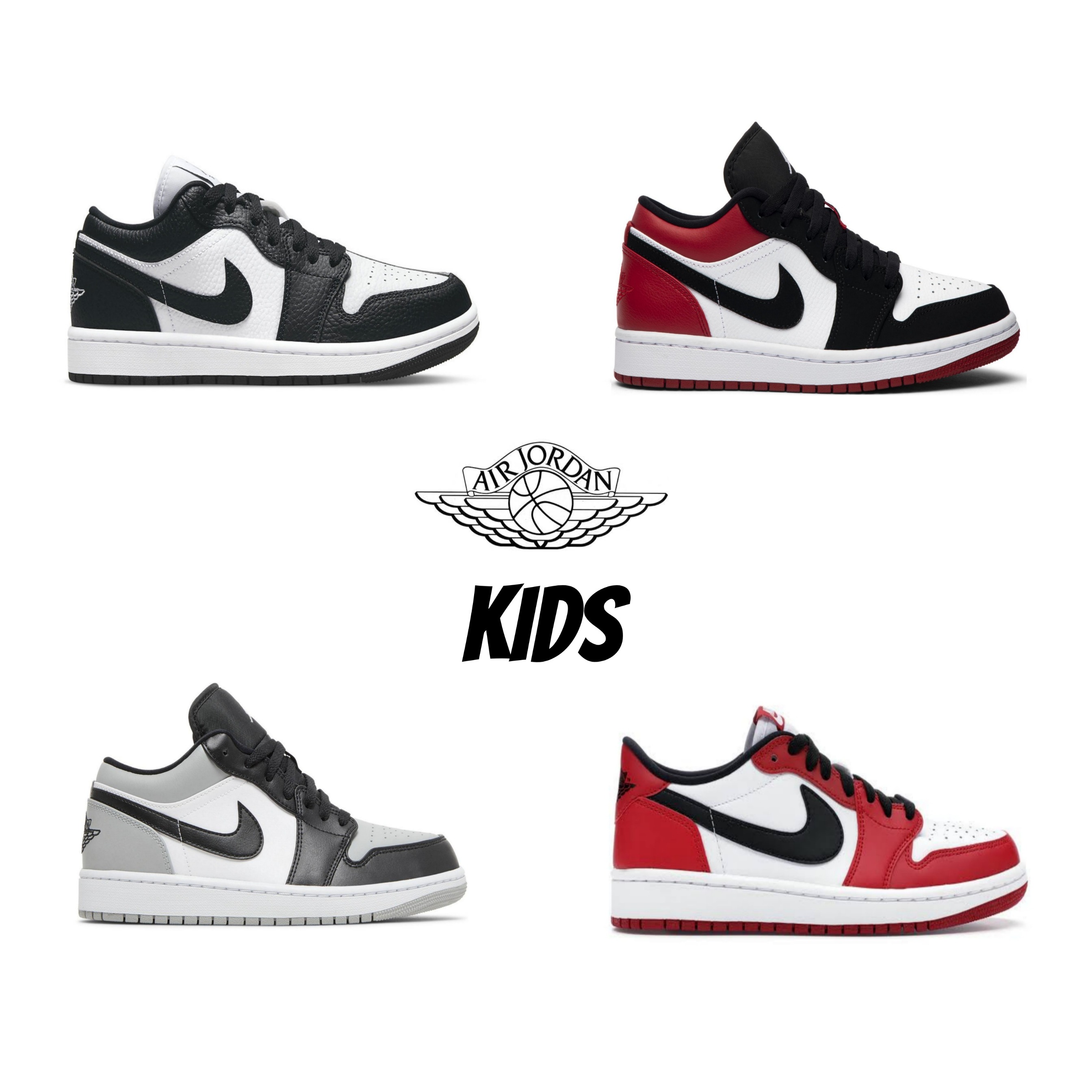 NIKE JORDAN 1 LOW KIDS SERIES