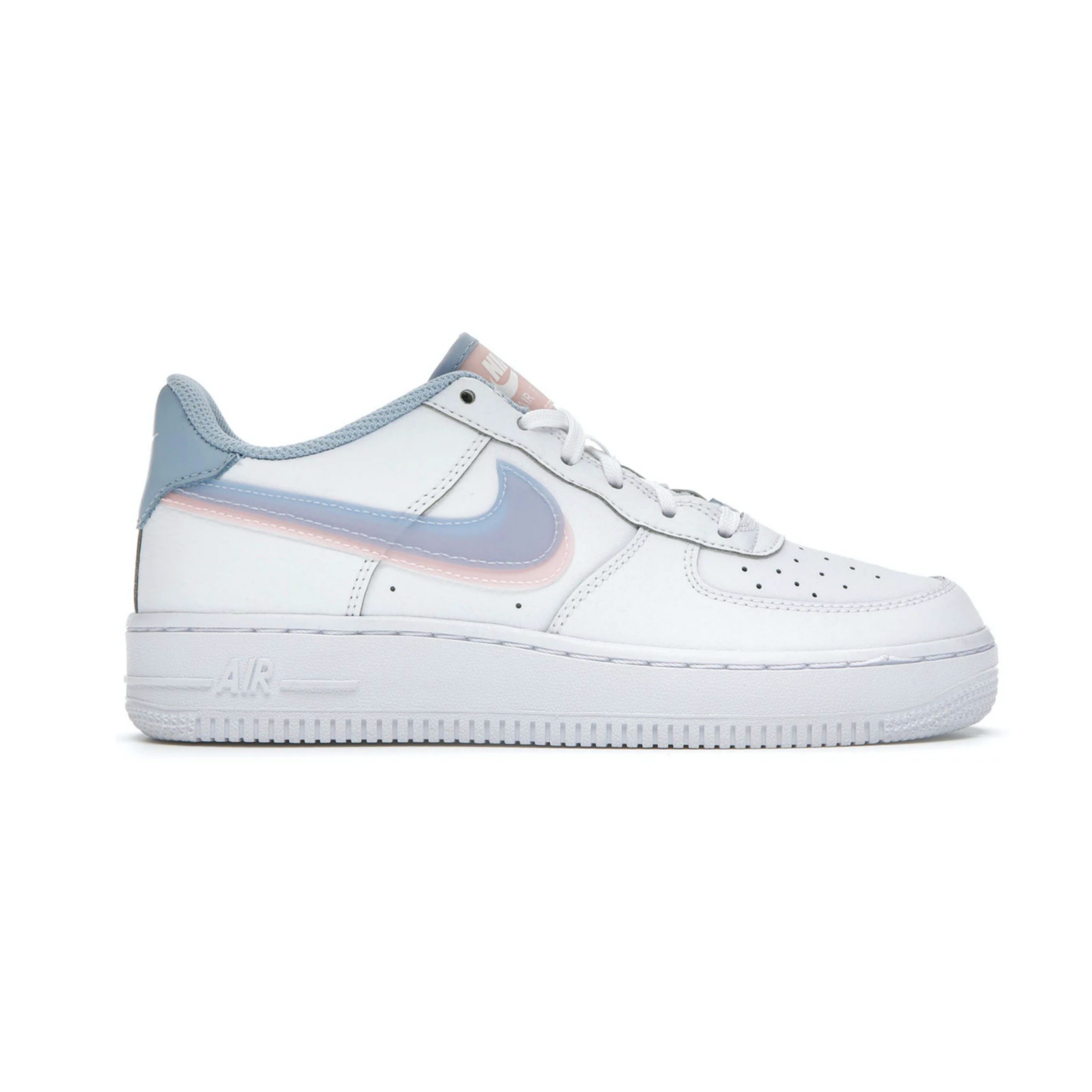 NIKE AF1 DOUBLE SWOOSH - LIGHT ARMORY BLUE