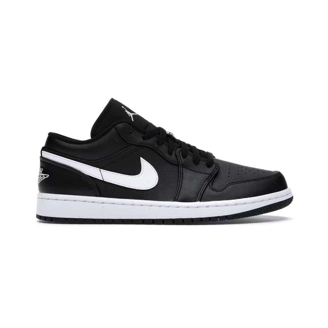 NIKE AIR JORDAN 1 LOW - BLACK WHITE