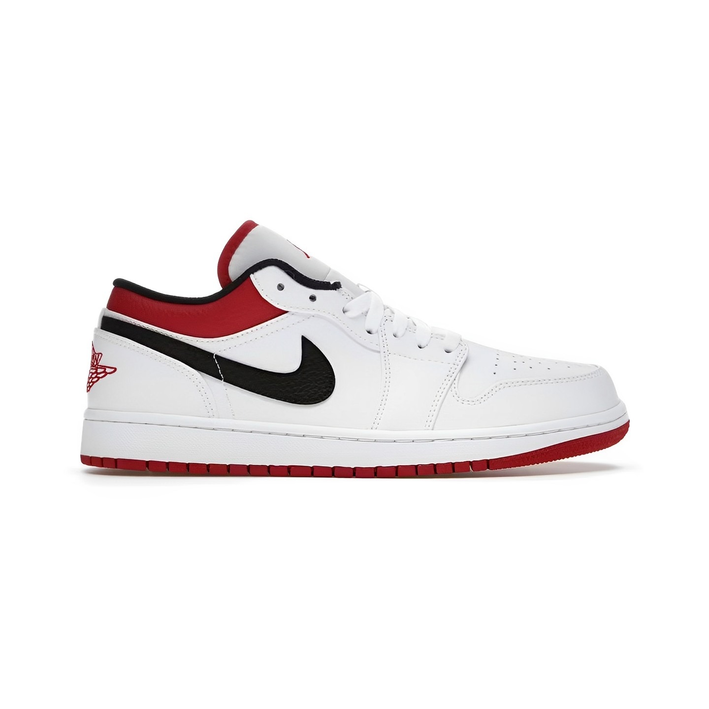 NIKE JORDAN 1 LOW - UNIVERSITY RED BLACK