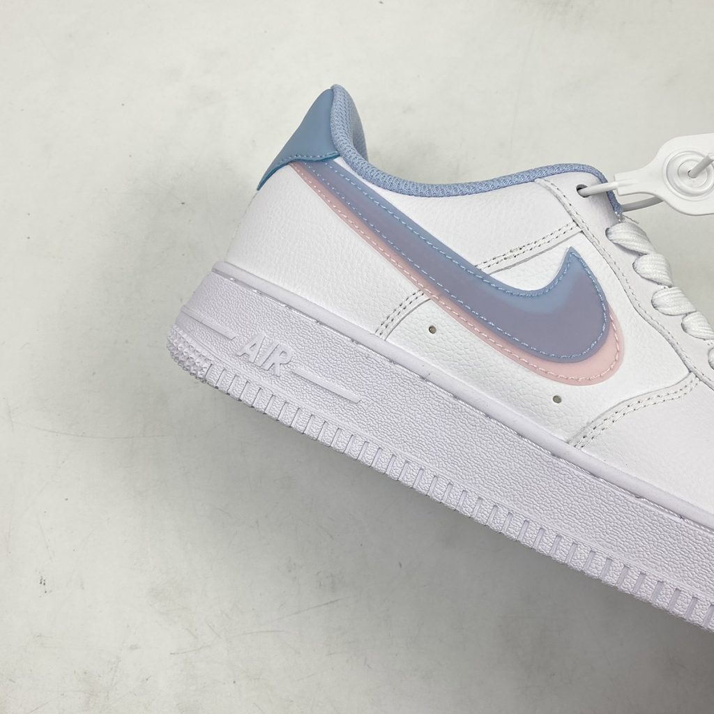NIKE AF1 DOUBLE SWOOSH - LIGHT ARMORY BLUE