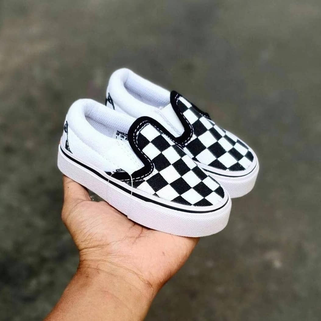 VANS SLIP ON CHECKERBOARD KID